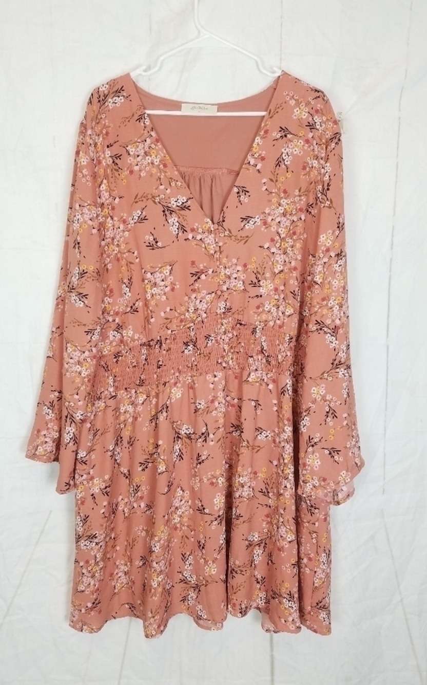 A beautiful soul mauve floral dress